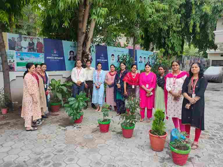 Annie Besant College Indore Green Initiative photo 6